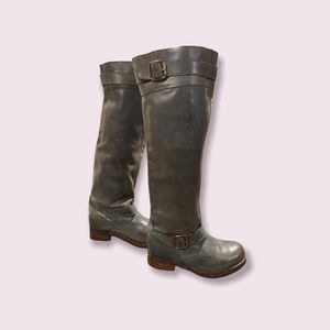 Jeffery Campbell knee high size 8M grey boots